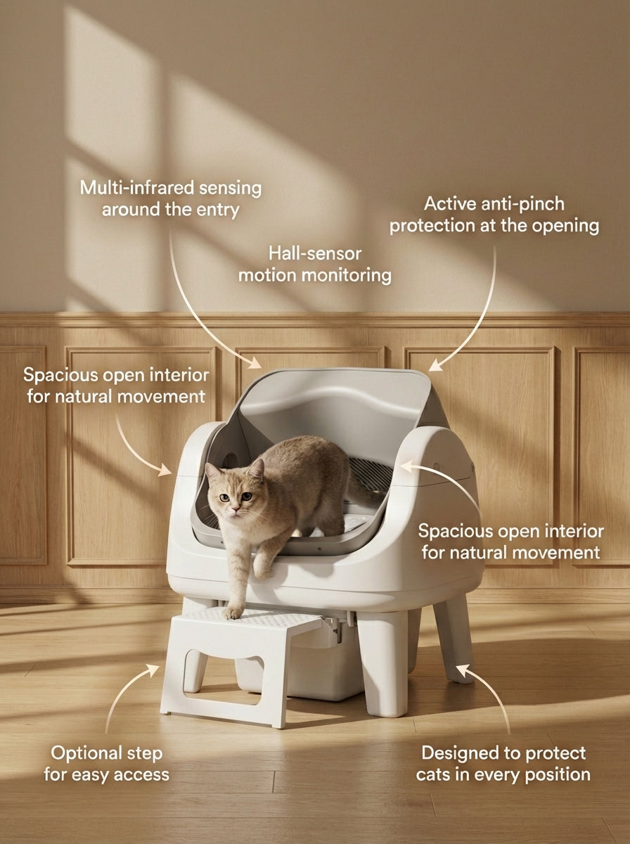 TRAVELO™ 12 Lite Cat Litter Box-Gray